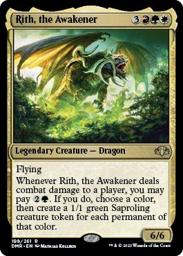 (英)煽動するものリース / Rith, the Awakener【DMR】 No.198
