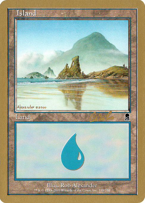 (英)島 / Island【WC02】 World Championship Decks 2002 Carlos Romao 金枠 No.101