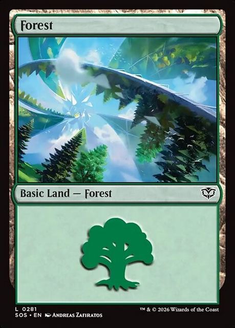 (英)【Foil】森 / Forest【SOS】 No.281