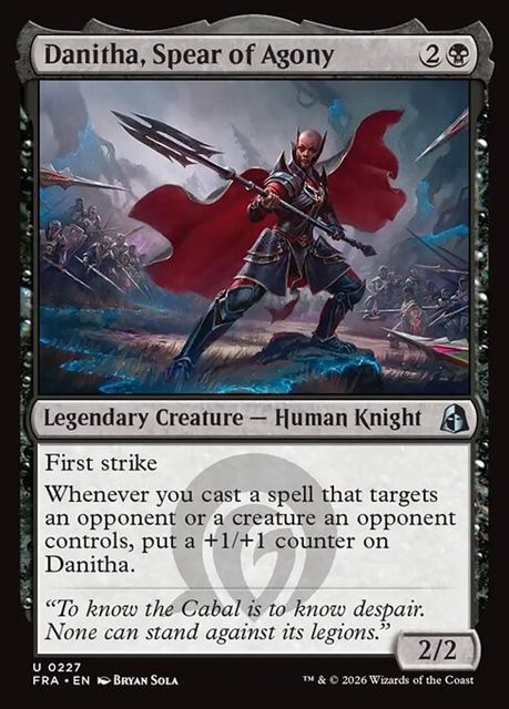 【予約商品】(英)苦悶の槍、ダニサ / Danitha, Spear of Agony【FRA】 No.227