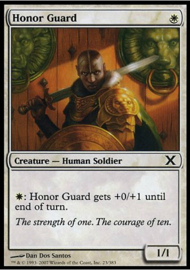 (英)【Foil】儀仗兵 / Honor Guard【10E】 No.023