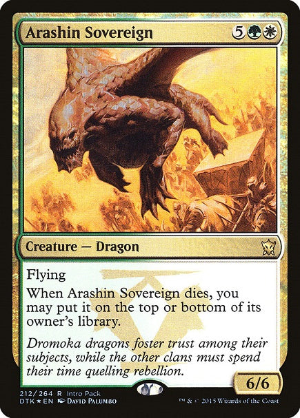 (英)【Foil】アラシンの君主 / Arashin Sovereign【PRM】エントリーセットプロモ No.103