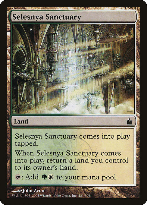 (英)【Foil】セレズニアの聖域 / Selesnya Sanctuary【RAV】 No.281