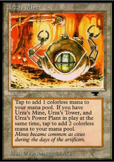 (英)ウルザの鉱山 / Urza's Mine【ATQ】 (掴む球体) No.083A