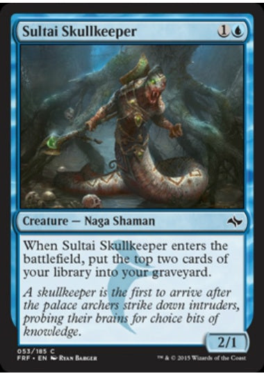 (英)スゥルタイの頭蓋守り / Sultai Skullkeeper【FRF】 No.053