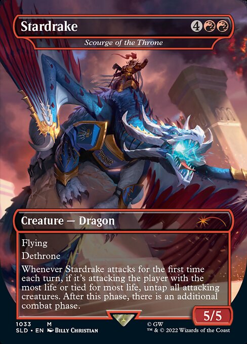 (英)【Foil】Stardrake[玉座の災い魔 / Scourge of the Throne]【SLD】Secret Lair x Warhammer Age of Sigmar No.1033