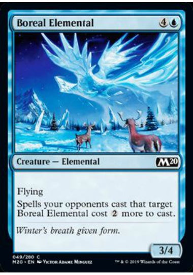 (英)北方の精霊 / Boreal Elemental【M20】 No.049