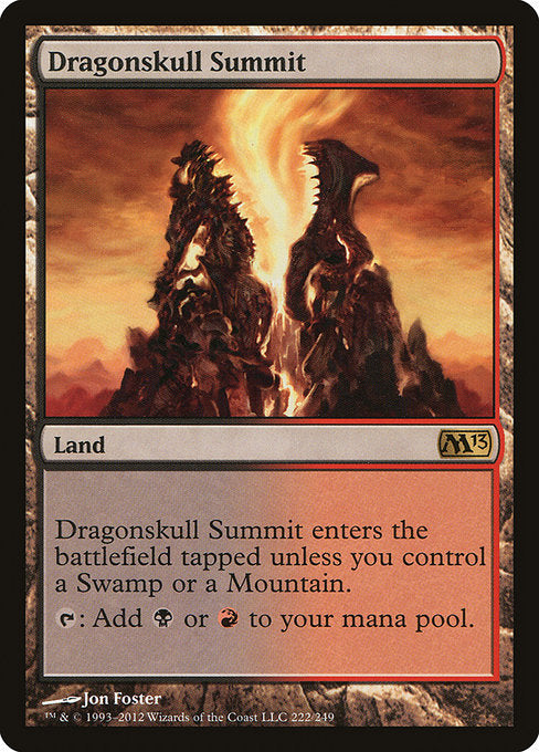 (英)竜髑髏の山頂 / Dragonskull Summit【M13】 No.222