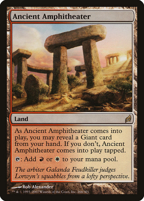 (英)【Foil】古の円形劇場 / Ancient Amphitheater【LRW】 No.266