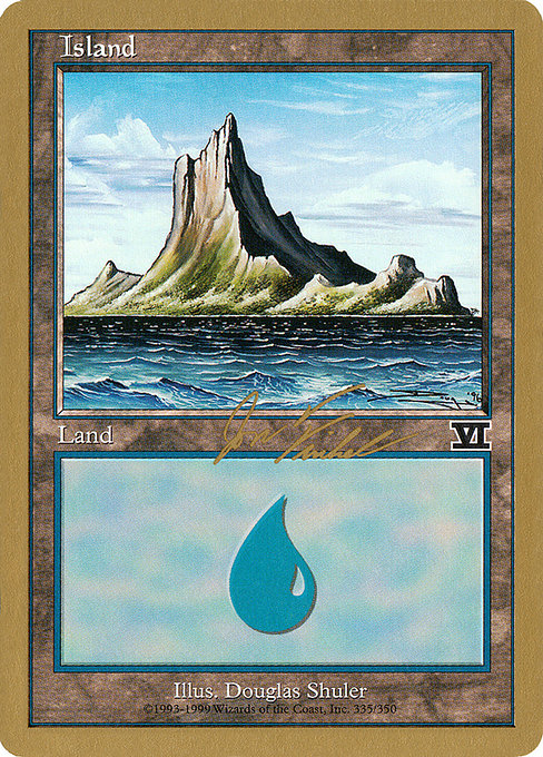 (英)島 / Island【WC00】 World Championship Decks 2000 Jon Finkel 金枠 No.103