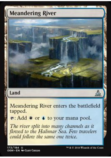 (英)【Foil】曲がりくねる川 / Meandering River【OGW】 No.173