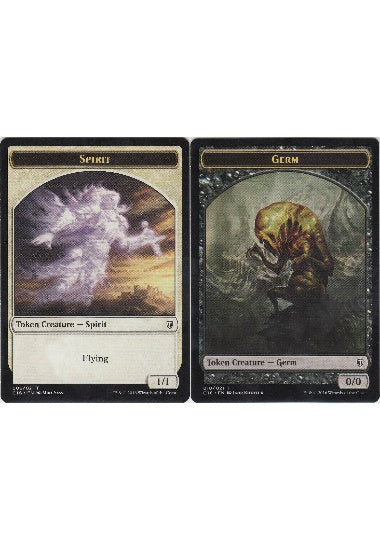 (英)スピリットトークン / Spirit Token No.006 - ファイレクシアン・細菌トークン / Phyrexian Germ Token【C16-TOKEN】 No.010