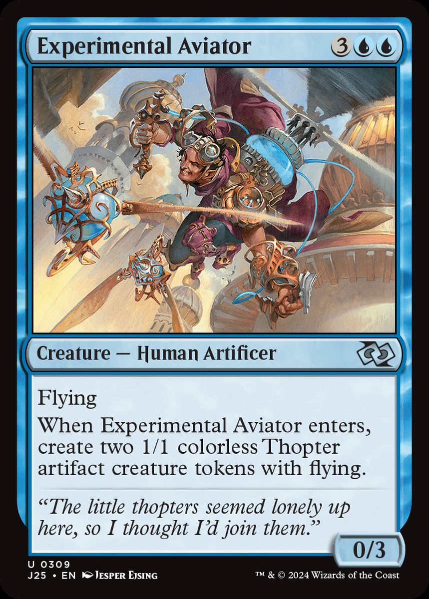 (英)試験飛行士 / Experimental Aviator【J25】 No.309