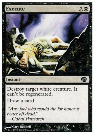 (英)【Foil】処刑 / Execute【8ED】 No.132