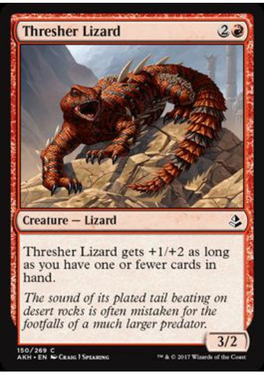 (英)オナガトカゲ / Thresher Lizard【AKH】 No.150