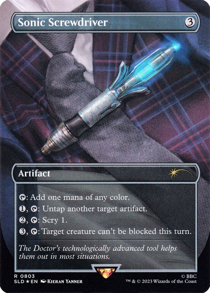 (英)【Foil】ソニック・ドライバー / Sonic Screwdriver【SLD】 Secret Lair x Doctor Who: Regeneration No.803