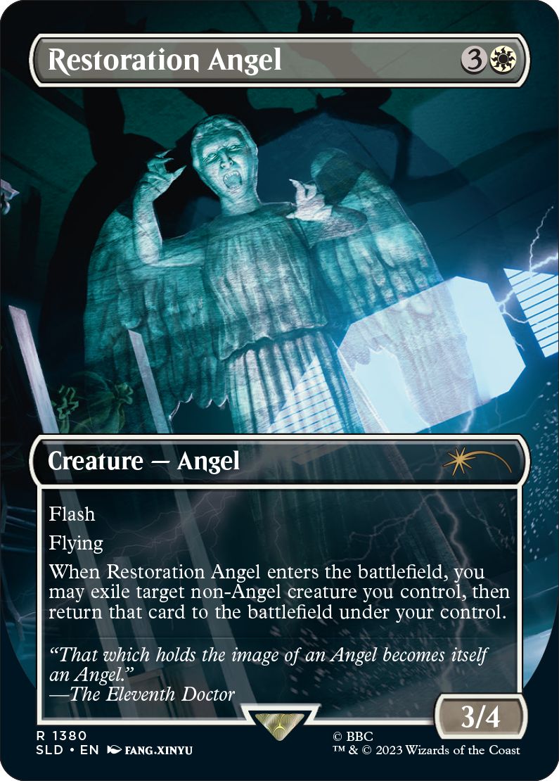 (英)【Foil】修復の天使 / Restoration Angel【SLD】Secret Lair x Doctor Who: The Weeping Angels No.1380