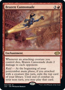 (英)鉄面連合の連続砲撃 / Brazen Cannonade【J22】 No.031