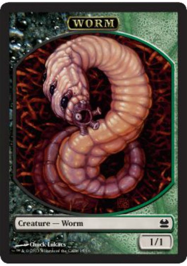 (英)蟲トークン / Worm Token【MMA-TOKEN】 No.015