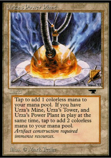 (英)ウルザの魔力炉 / Urza's Power Plant【ATQ】 (球体) No.084D