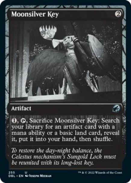 (英)【Foil】月銀の鍵 / Moonsilver Key【DBL】 No.255
