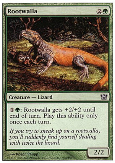 (英)【Foil】ルートワラ / Rootwalla【9ED】 No.268