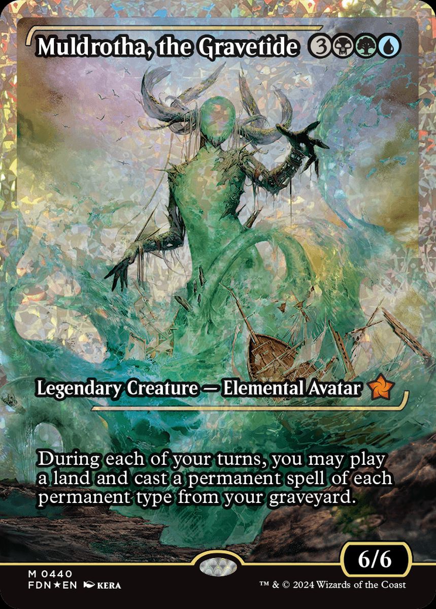 (英)【フラクチャーFoil】墓場波、ムルドローサ / Muldrotha, the Gravetide ★ショーケース枠★(ジャパン・ショーケース) 【FDN】 No.440