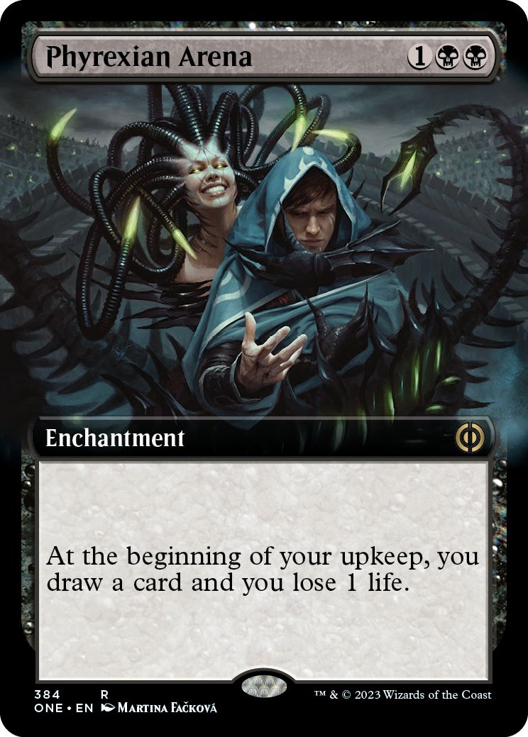 (英)【Foil】ファイレクシアの闘技場 / Phyrexian Arena ★拡張枠★ 【ONE】 No.384