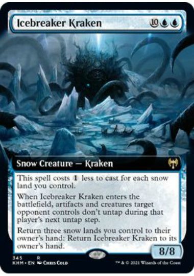(英)氷砕きのクラーケン / Icebreaker Kraken ★拡張枠★ 【KHM】 No.345
