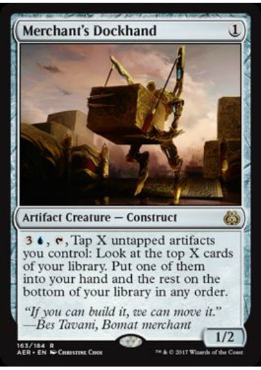 (英)【Foil】商人の荷運び / Merchant's Dockhand【AER】 No.163