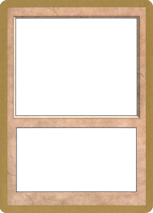 (英)ブランクカード / Blank Card【WC01】 World Championship Decks 2001 金枠 No.137
