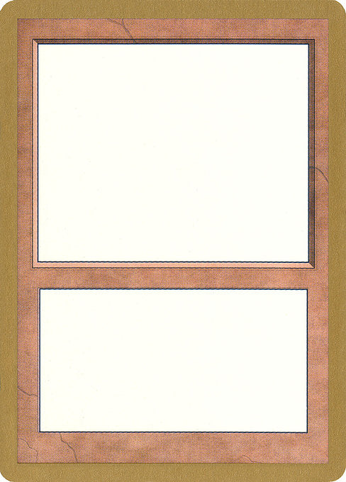 (英)ブランクカード / Blank Card【WC00】 World Championship Decks 2000 金枠 No.116