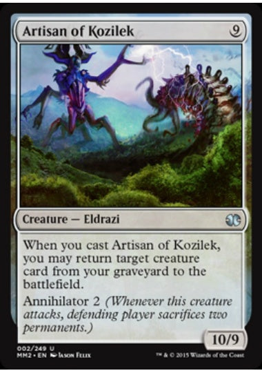 (英)【Foil】コジレックの職工 / Artisan of Kozilek【MM2】 No.002