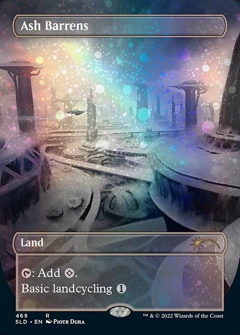 (英)【ギャラクシーFoil】灰のやせ地 / Ash Barrens【SLD】 Totally Spaced Out No.469