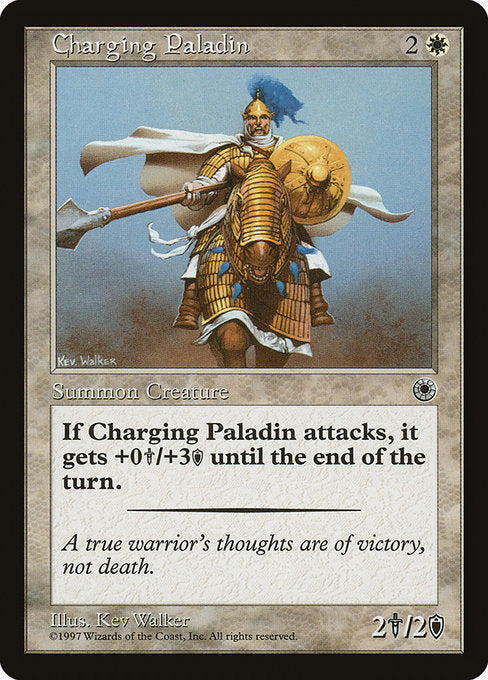 (英)突進の聖騎士 / Charging Paladin【POR】 No.011