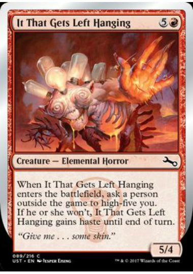 (英)【Foil】It That Gets Left Hanging 【UST】 No.089