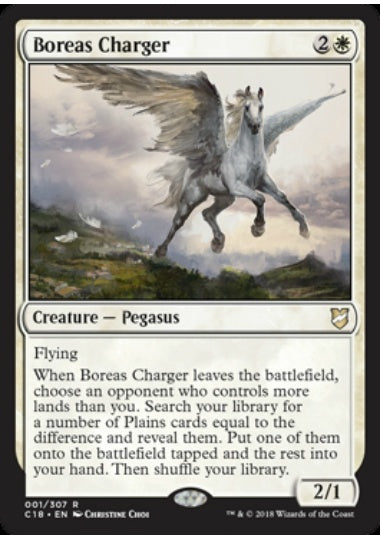 (英)ボレアスの軍馬 / Boreas Charger【C18】 No.001