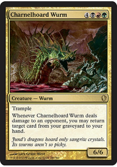 (英)納骨蔵のワーム / Charnelhoard Wurm【C13】 No.180
