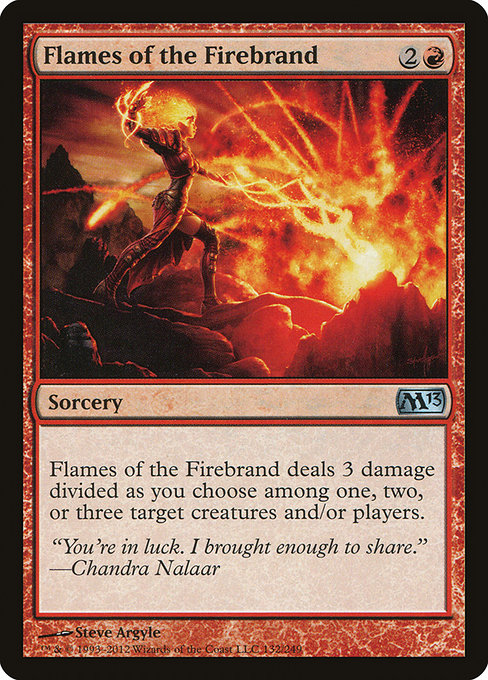 (英)【Foil】炬火の炎 / Flames of the Firebrand【M13】 No.132