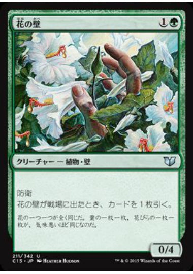 (日)花の壁 / Wall of Blossoms【C15】 No.211
