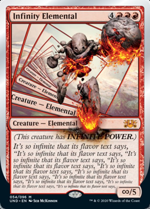 (英)Infinity Elemental 【UND】 No.054