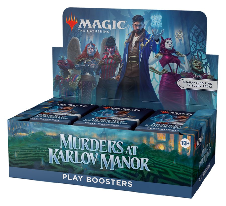 (英)カルロフ邸殺人事件 プレイ・ブースターボックス / Murders at Karlov Manor Play Booster Box【BOX】 ※発送方法は「ゆうパック」を選択してください。