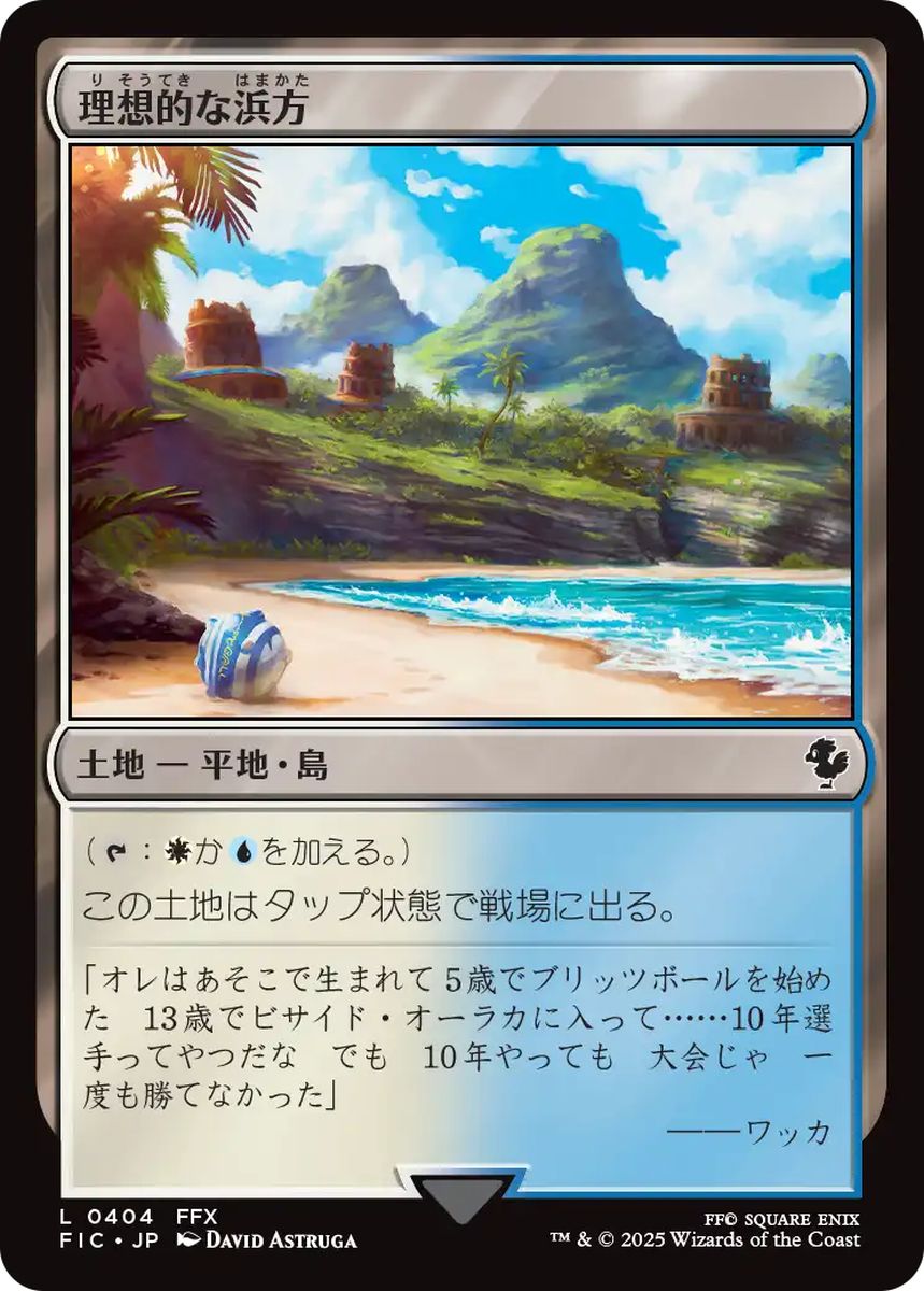 (日)理想的な浜方 / Idyllic Beachfront【FIC】 No.404