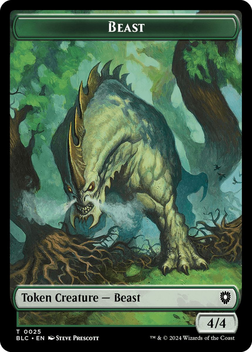 (英)ビーストトークン / Beast Token No.025 - 猫トークン / Cat Token【BLC-TOKEN】 No.026