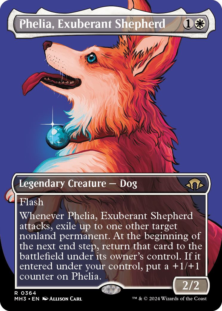 (英)溌剌の牧羊犬、フィリア / Phelia, Exuberant Shepherd ★ボーダーレス★(プロファイル版) 【MH3】 No.364