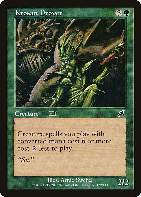(英)【Foil】クローサの家畜商人 / Krosan Drover【SCG】 No.122