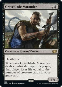 (英)墓刃の匪賊 / Graveblade Marauder【J22】 No.422