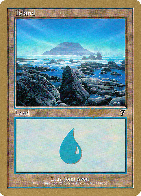 (英)島 / Island【WC02】 World Championship Decks 2002 Sim Han How 金枠 No.111