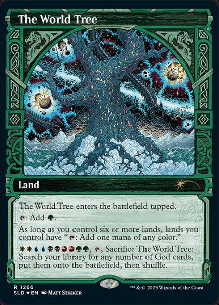 (英)【ハローFoil】世界樹 / The World Tree【SLD】 Showcase: March of the Machine Vol. 1 No.1266