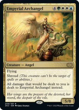 (英)【Foil】浄火の大天使 / Empyrial Archangel【2X2】 No.209